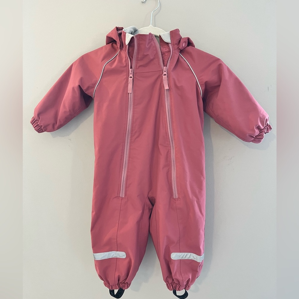 POLARN O PYRET WATERPROOF PERFORMANCE SNOWSUIT IN MAROON